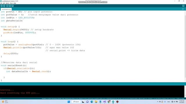 Project kirim dan terima data antara pc dan mikrokontroler melalui serial port - part4 смотреть онлайн