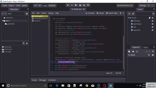Game Development: How to Create Games Using Godot Engine Part-3 (Creating a Pong Game, Finishing Up смотреть онлайн