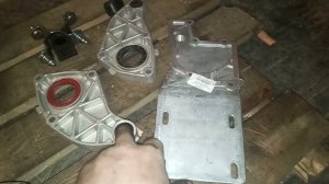 Отвязка переднего моста Нива 21213 (1часть).