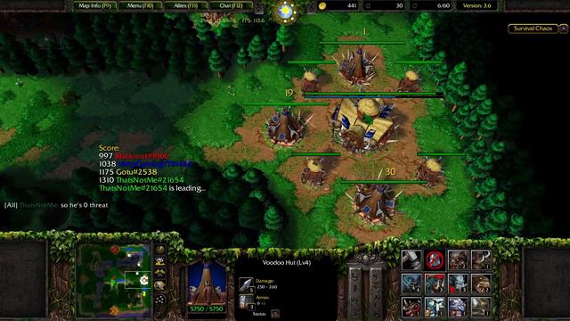 Survival Chaos in Warcraft 3 | TRASHTALKER GETS PUNISHED смотреть онлайн