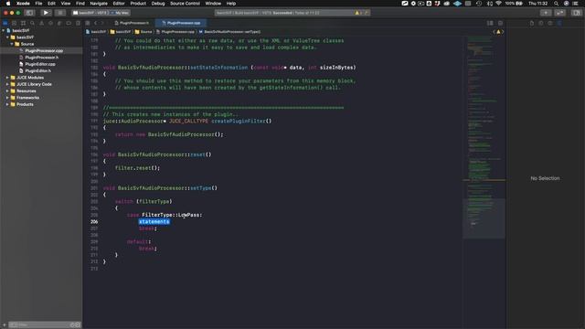 JUCE 6 Tutorial 10 - State Variable Filter and the DSP Module смотреть онлайн