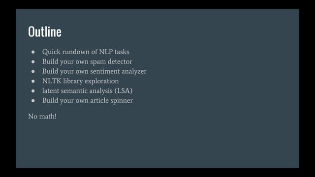Easy Natural Language Processing in Python Intro смотреть онлайн