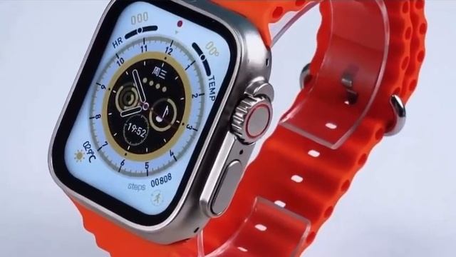 X8 Ultra Smart Watch 49mm Series 8 | Black & Orange | Sports Smart Watch смотреть онлайн
