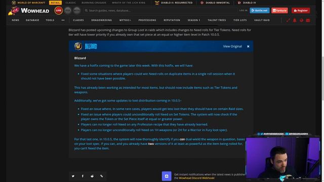 MORE Hotfixes Out in Dragonflight (Group Loot, Halls of Valor) смотреть онлайн