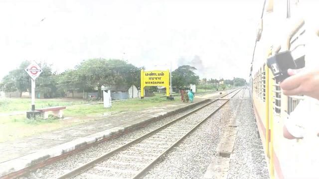 Rameshwaram to Madurai Train journey crossing Gigantic Pamban bridge смотреть онлайн
