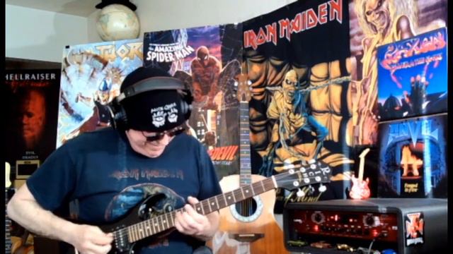Therion - Thor (The Powerhead) (Manowar) (Live) - Guitar Cover #manowar #therion #guitarcover смотреть онлайн