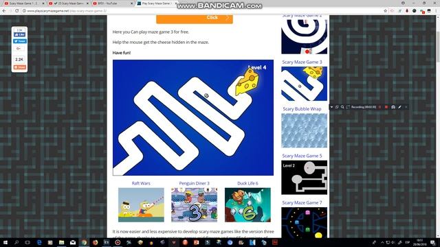 Scary Maze Game - 1 - 2 - 3 - 4 - 5 смотреть онлайн