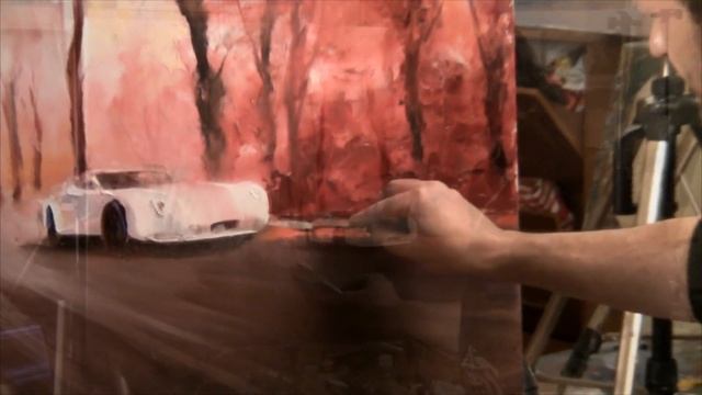 Художник Сахаров. Уроки живописи: Асфальтовая дорога смотреть онлайн