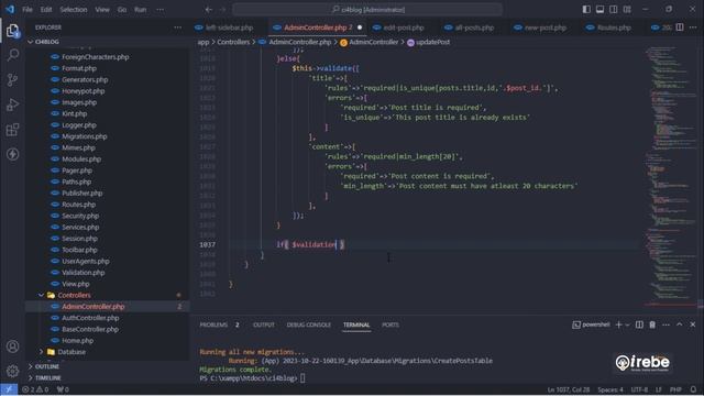 Build a blog with CodeIgniter 4 - #27 Posts - Edit & Update Post смотреть онлайн