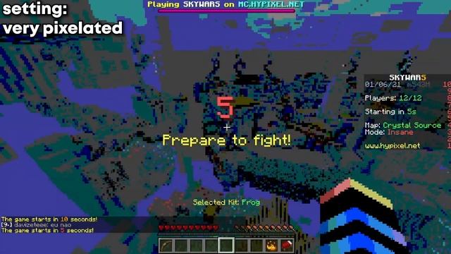 Minecraft, but it looks like a fever dream (Super Secret Settings) смотреть онлайн