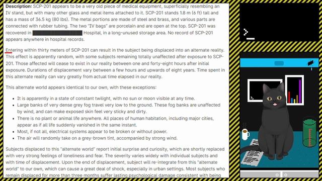 A Cat Reads || SCP Articles || SCP-201 - The Empty World смотреть онлайн