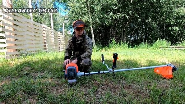 Обзор триммер бензиновый СВ452 VILLARTEC