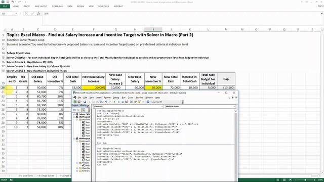 How to Create Multiple Solvers with VBA Loop Function смотреть онлайн