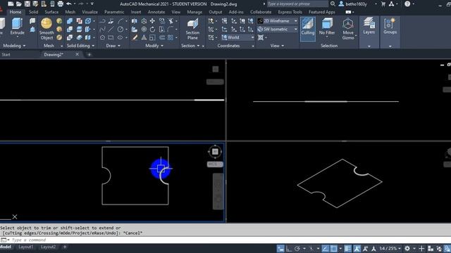 Học AutoCAD 3D | Giáo Trình AutoCAD 3D Cơ Bản - Bài tập AutoCAD 3D | Bài 1 смотреть онлайн