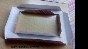 МК несложная рамка из картона