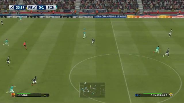 PES | UEFA Champions League | FC Barcelona vs PM Black White (Round 2 Group Stage) | Gameplay PC смотреть онлайн