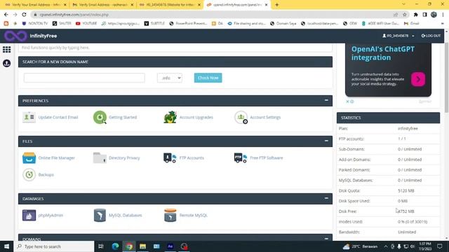 Cara Daftar Hosting Dan Domain Gratis Di Infinity Free 2023 | Hosting Dan Domain Gratis Terbaru 202 смотреть онлайн