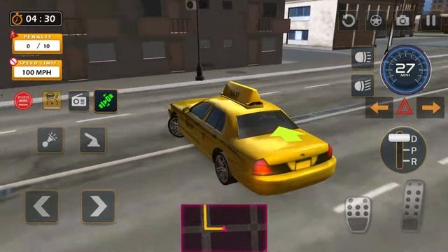 Real Taxi Driving Simulator 2021: Grand City Taxi - Car Games 3D Android iOS смотреть онлайн