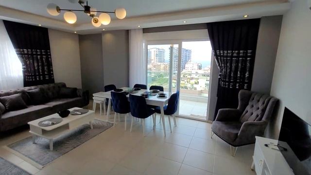 Недвижимость в Алании 1+1 недорого 55 м² с инфраструктурой. До моря 280 метров. Махмутлар Турция смотреть онлайн