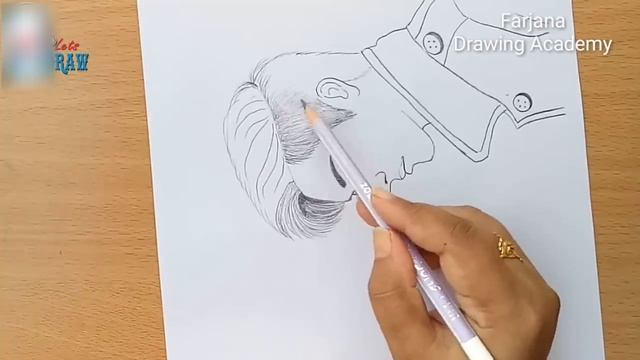 How to draw a boy / Boy pencil sketch смотреть онлайн