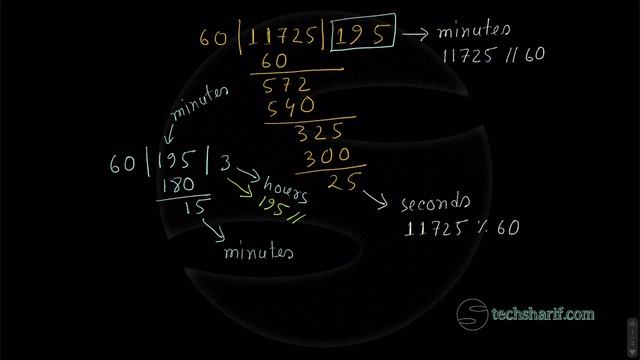Bangla Python Tutorial - 03.06 - [Solve] Calculate Hours, Minutes and Seconds from Total Seconds смотреть онлайн