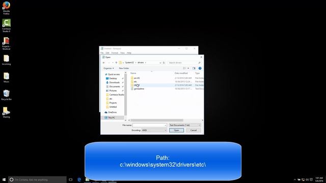 Host File Path in Windows 10, 8, 7. Host File Location. смотреть онлайн