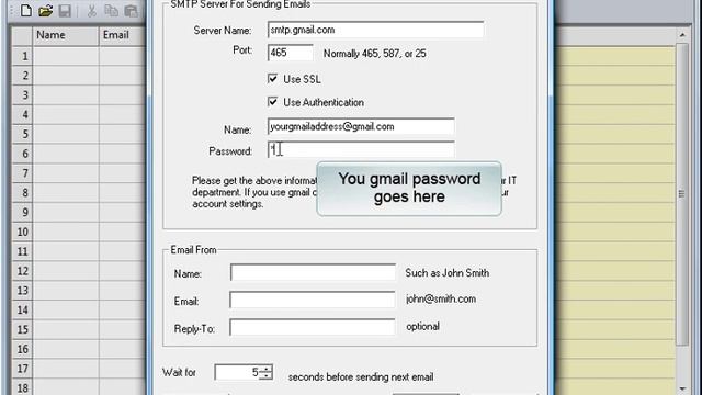 How to Setup BroadcastByEmail SMTP Server Using Gmail смотреть онлайн