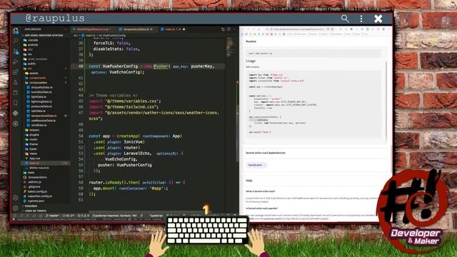 Aprendiendo Ionic+vuejs+ts+websockets... proyecto app del clima desde mis sensores esp32 raspberr… смотреть онлайн