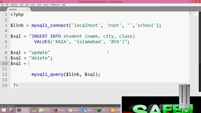 PHP & MySQL [How to Connect , Insert , Read Data From Database] смотреть онлайн