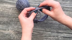 Фабричный Наборный Край. 2 Способа Вязания Спицами. Переход с резинки 1х1 на 2х2. Вязание по кругу.