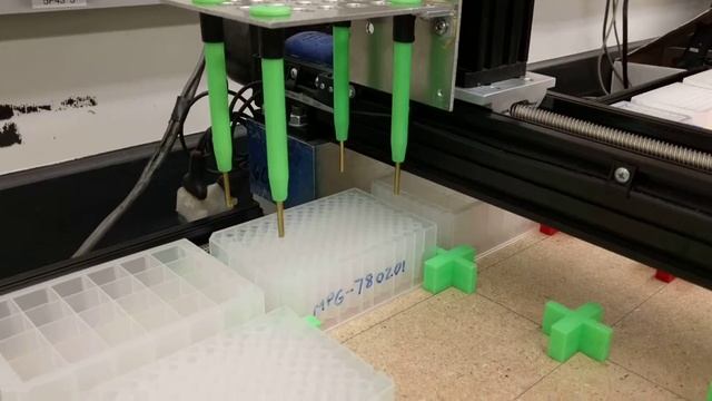 Pipetting Robot Well Positioning Test