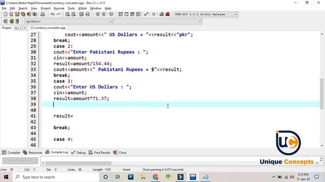 Currency Converter, C++ Programming, Class 21 смотреть онлайн
