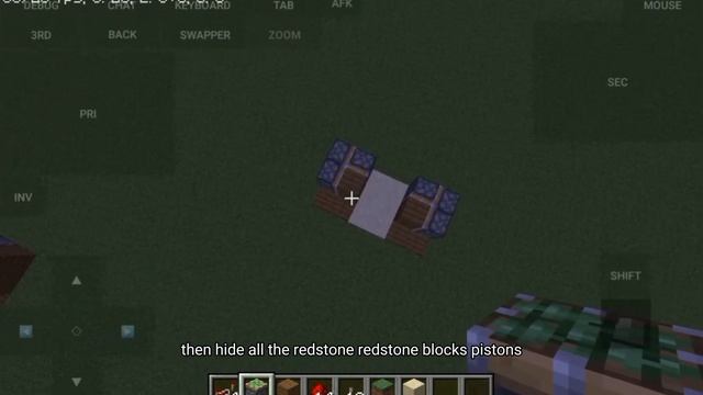 How to build a 2 by 2 flush door in Minecraft java смотреть онлайн