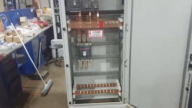 Видеообзор щита ГРЩ на АВВ смотреть онлайн