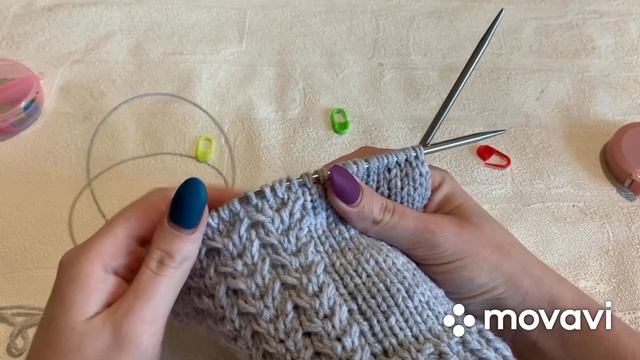 Шапка спицами смотреть онлайн