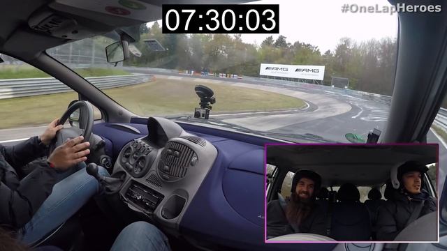 [Multilap] Base lap: 1999 Fiat Multipla - Nürburgring Nordschleife BTG (10:57.9) смотреть онлайн
