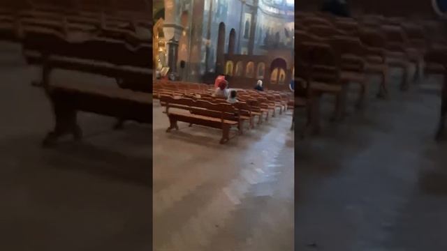 Новый Афон. Монастырь Св. Симона Канонита.Храм Св. Пантелеимона. смотреть онлайн