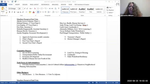 CB 3 Manhattan - Executive Committee - August 20 2020 смотреть онлайн