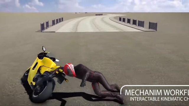 Active Ragdoll Simulation - Simple Motorcycle Physics [UNITY] смотреть онлайн