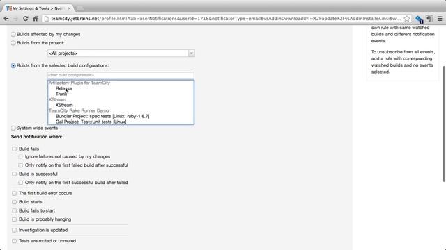 TeamCity User Guide (Part 9 of 9) - Notifications and User Profile смотреть онлайн
