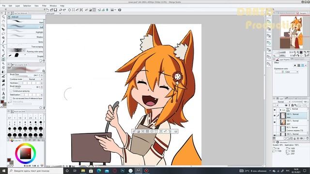 Рисую Сенко (Sewayaki Kitsune no Senko-san/The Helpful Fox Senko-san/世話やきキツネの仙狐さん) смотреть онлайн