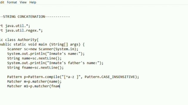 String Concatenation Java Program смотреть онлайн