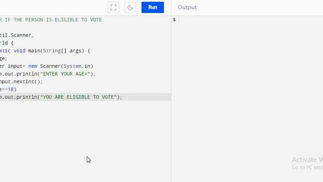 WRITE A PROGRAM TO INPUT AN AGE AND CHECK IF THE PERSON IS ELIGIBLE TO VOTE OR NOT|@CODEWITHMISHTI смотреть онлайн