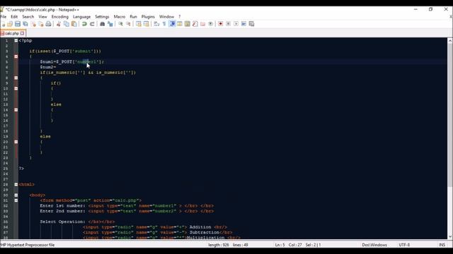 Simple calculator in php смотреть онлайн
