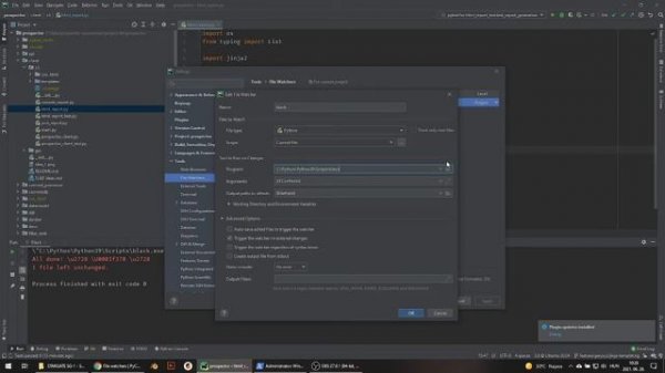 Configure PyCharm with WSL2, pipenv, pytest and black formatter