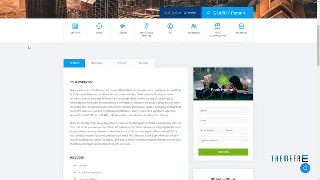 TourPress - WordPress Theme for Travel or Tour Booking Gladwyn J смотреть онлайн