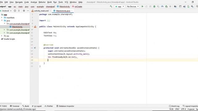 Shared Preferences| How to store and retrieve data using shared prefrences| смотреть онлайн