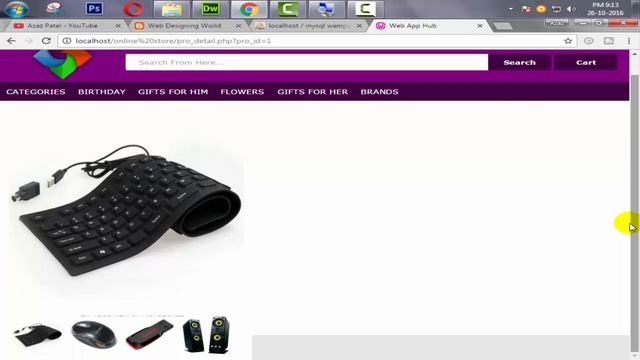 E Commerce Website Development In PHP With PDO Part 25 Display Product Details On Detail Page смотреть онлайн