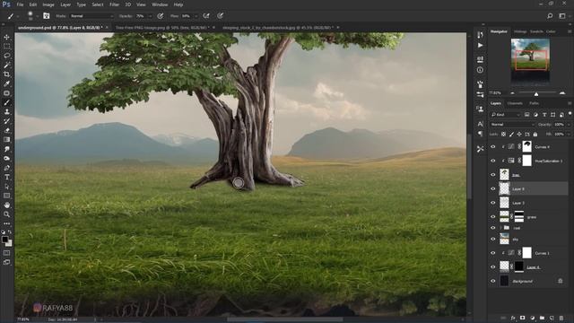 Photoshop manipulation Tutorial - Surreal Underground смотреть онлайн