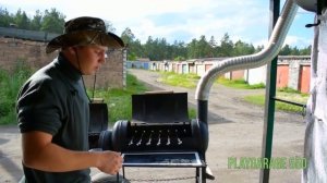Мангал из газового баллона  Сделай Сам